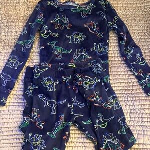 Cat & Jack Navy Dinosaur Pajama Set